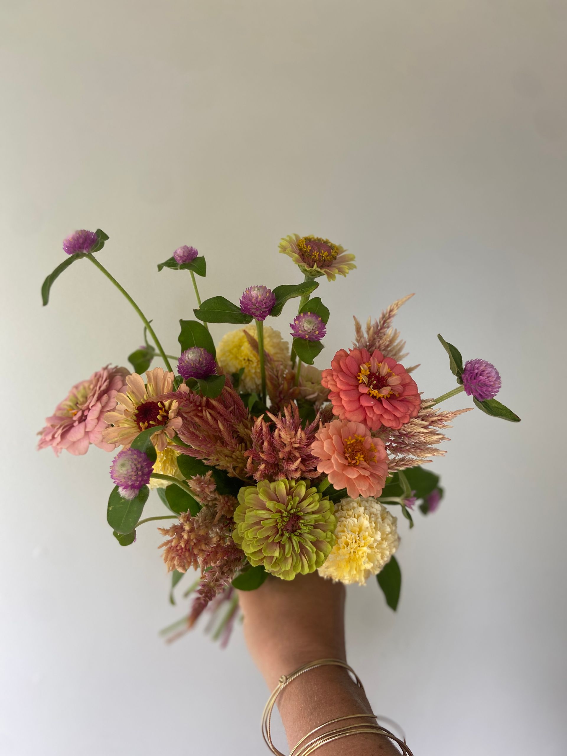Monthly bouquet arrangement